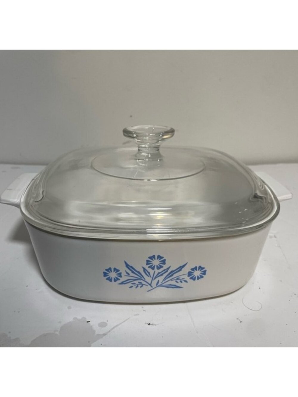 Vintage Corning Ware Blue Cornflower 1.5L Casserole Dish w Pyrex Lid – Canada